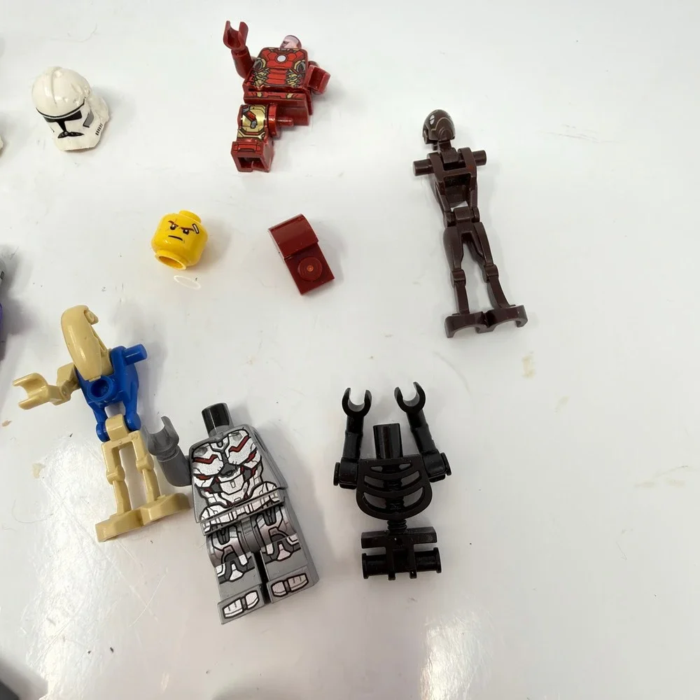 LEGO Minifigure Parts Accessories Lot Star Wars Marvel Multicolor Mixed Pieces